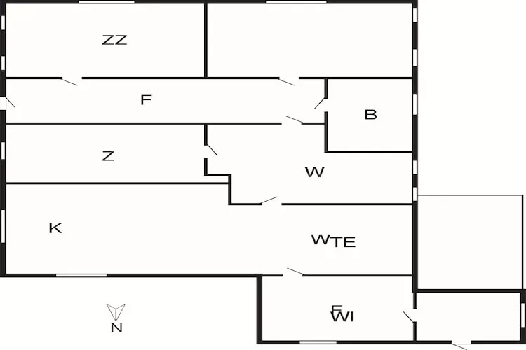 7 person holiday home in Lemvig-Floor plan