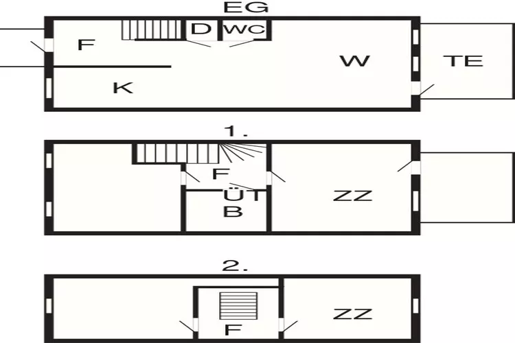 Maison de vacances pour 6 a Austrheim-Plan
