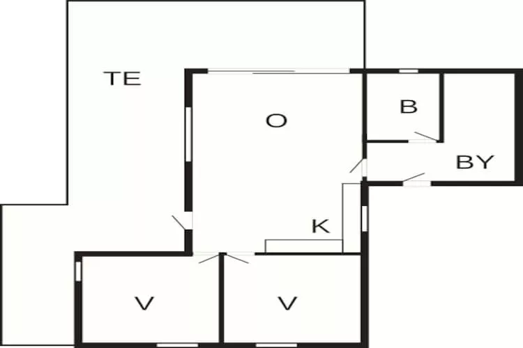 4 person holiday home in Kolding-Floor plan