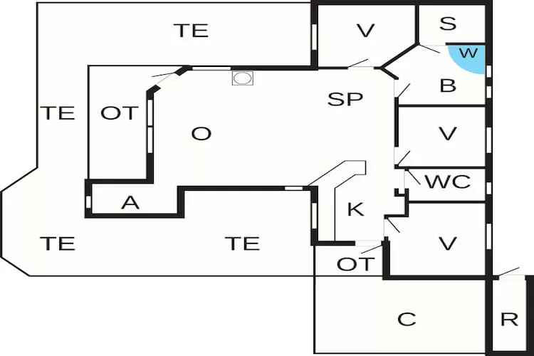 Maison de vacances pour 7 a Hejls-Plan