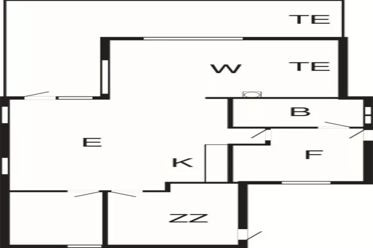 4 person holiday home in Børkop-By Traum-Floor plan