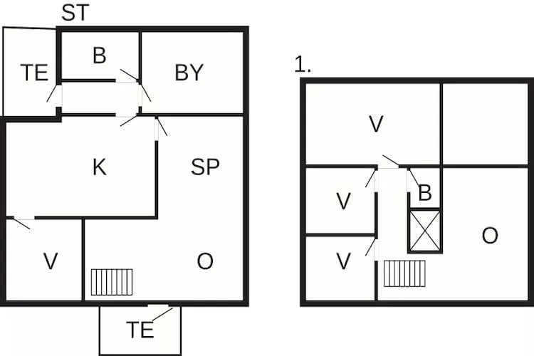 Maison de vacances pour 8 a VIRESTAD-By Traum-Plan