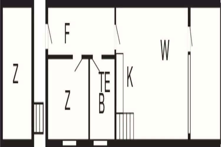 2½ room, 1 st floor-Plan