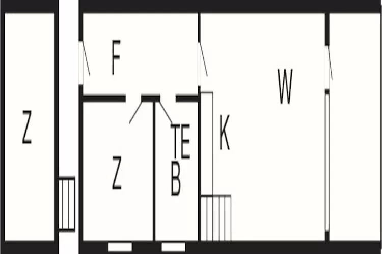 2½ room w/seaview, 1 st floor-Floor plan