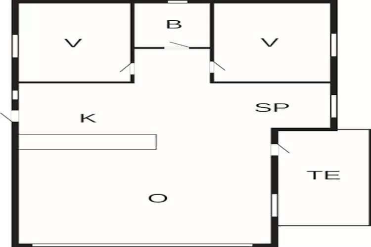 4 person holiday home in Silkeborg-By Traum-Floor plan