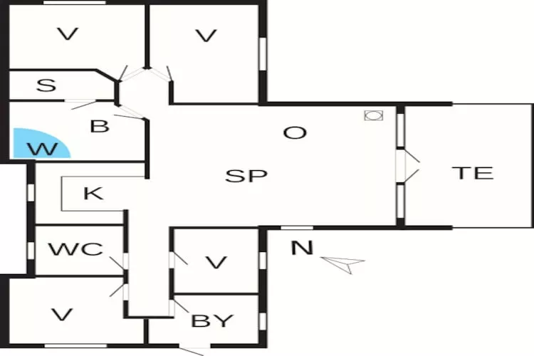 9 Personen Ferienhaus in Væggerløse-By Traum-Grundriss