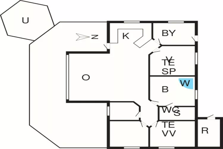 8 person holiday home in Sæby-By Traum-Floor plan