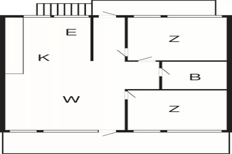 3 room,attached house-Plan d'étage