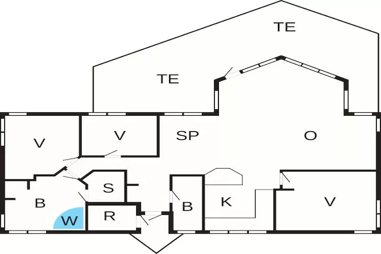 9 Personen Ferienhaus in Væggerløse-By Traum - Grundriss
