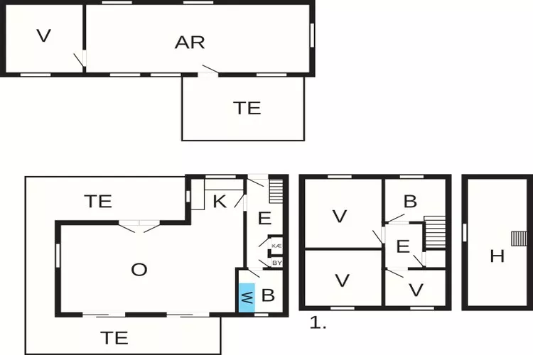 Seaside holiday home with Ocean View-Floor plan