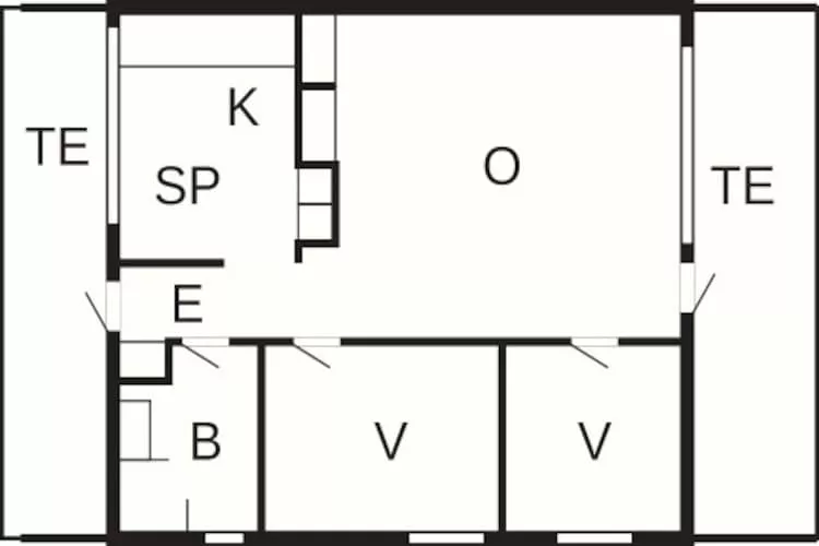 A-3½ room,renovated,close to beach-Plan