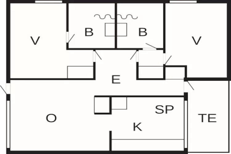C-3 room,2 bathrooms-Grundriss