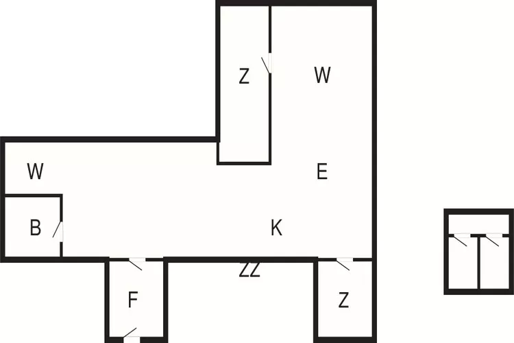 Charming Cottage near Beach - By Traum Ferienwohnungen-Floor plan
