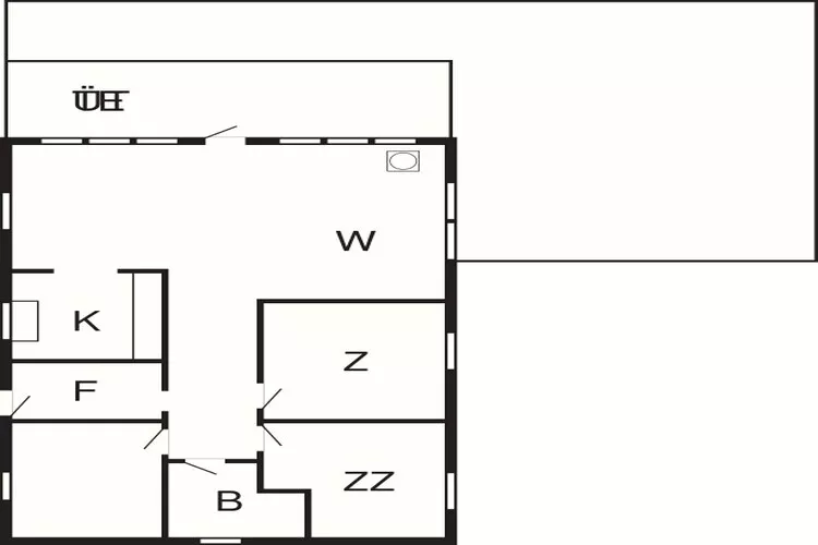 6 Personen Ferienhaus in Jerup-By Traum-Grundriss