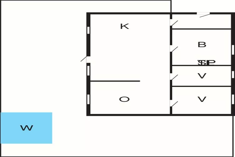 Maison de vacances pour 3 a Esbjerg V-By Traum-Plan