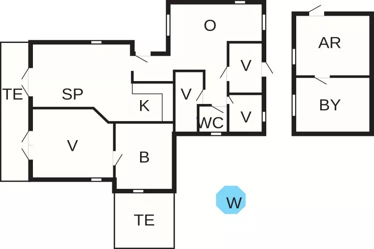 6 Personen Ferienhaus in Ebeltoft-By Traum-Grundriss