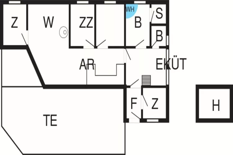 10 Personen Ferienhaus in Tarm-By Traum-Grundriss