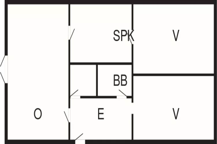 Maison de vacances pour 4 a Rudkøbing-By Traum-Plan