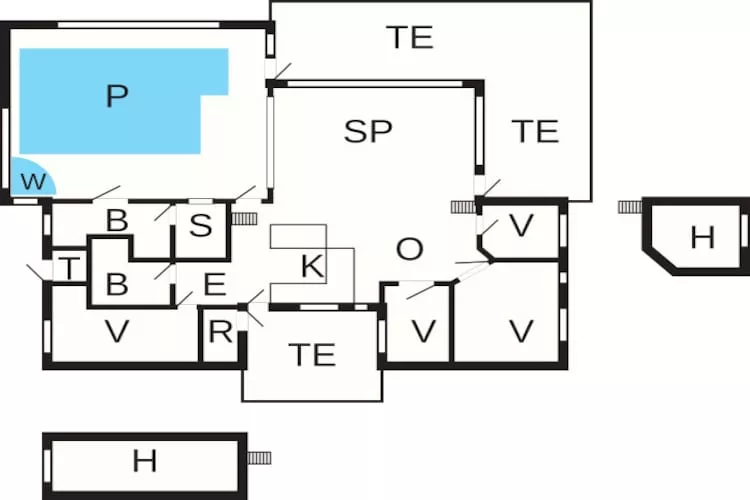 14 Personen Ferienhaus in Blokhus-By Traum-Grundriss