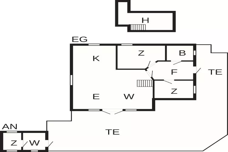 8 person holiday home in Højslev-By Traum-Floor plan
