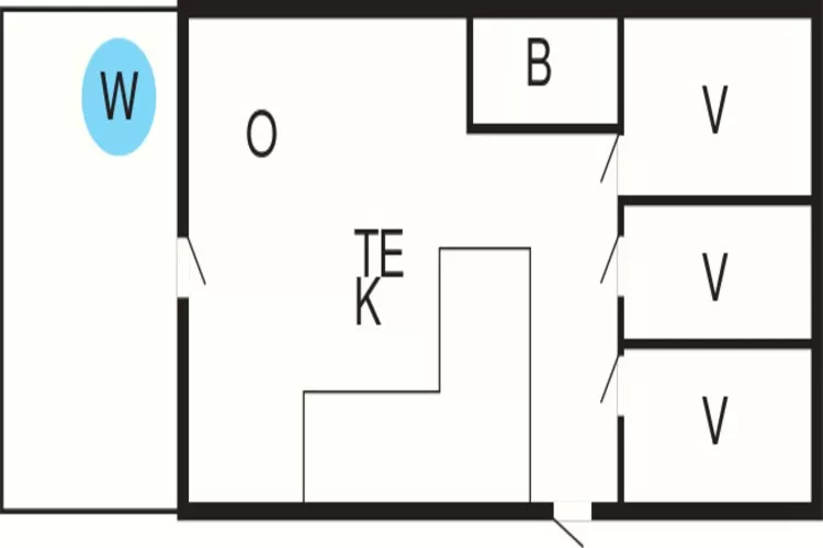 8 person holiday home in Struer-By Traum-Floor plan