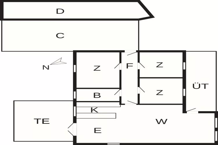 Maison de vacances pour 6 a Ulfborg-By Traum-Plan