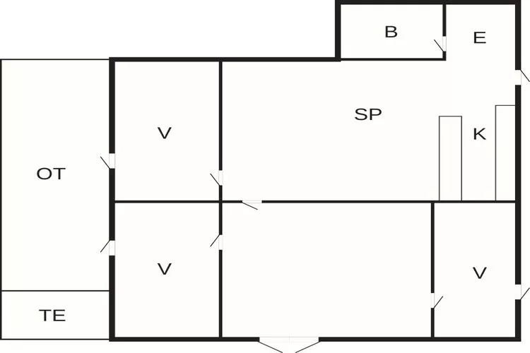 Maison de vacances pour 6 a Gilleleje-By Traum-Plan