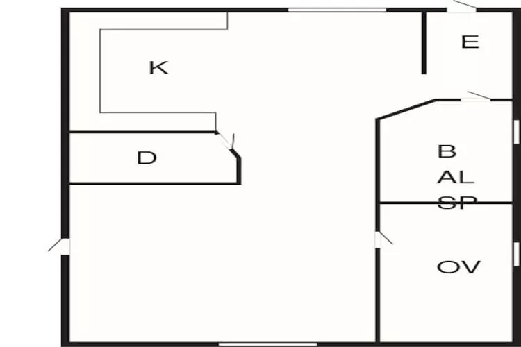 4 Personen Ferienhaus in KROKOM-By Traum-Grundriss