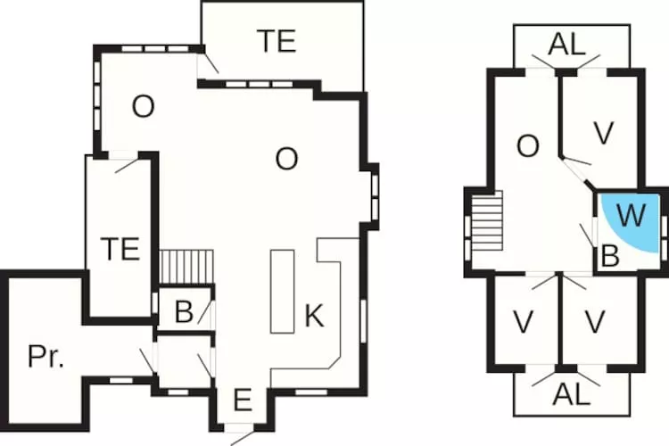 Maison de vacances pour 8 a GLOMMEN-By Traum-Plan d'étage