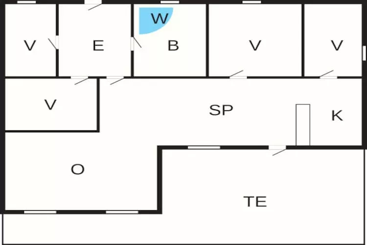 8 person holiday home in Toftlund-By Traum-Floor plan