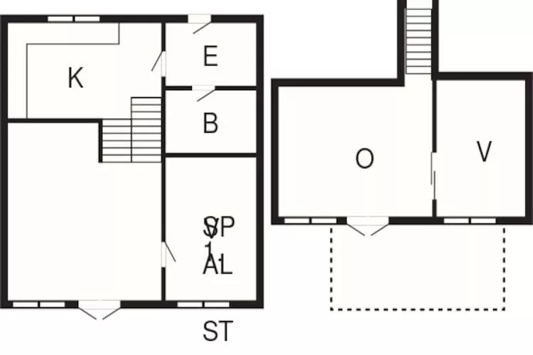 3 room,2 levels-Plan