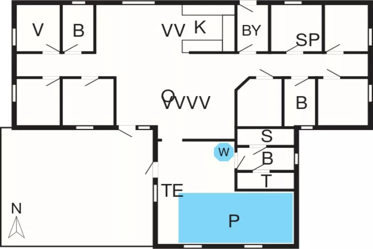 Luxury Pool Retreat - By Traum Ferienwohnungen-Floor plan