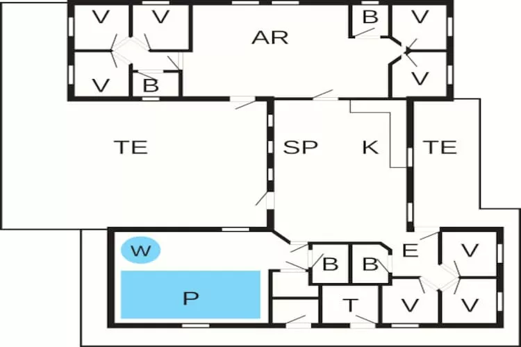 Luxury Retreat near Grena - By Traum Ferienwohnungen-Floor plan