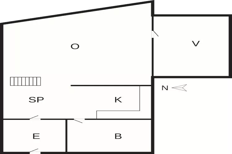 4 person holiday home in Thyborøn-By Traum-Floor plan