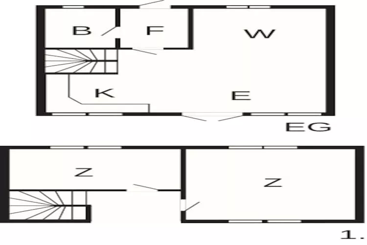 3 room,2 levels-Plan