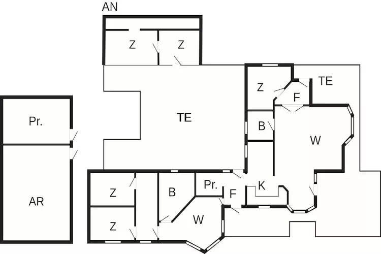 Spacious Family Retreat - By Traum Ferienwohnungen-Floor plan