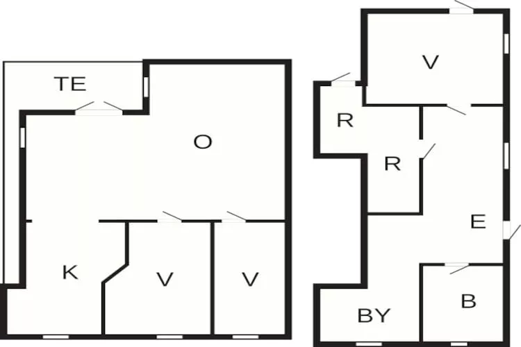 Maison de vacances pour 6 a HENÅN-Plan