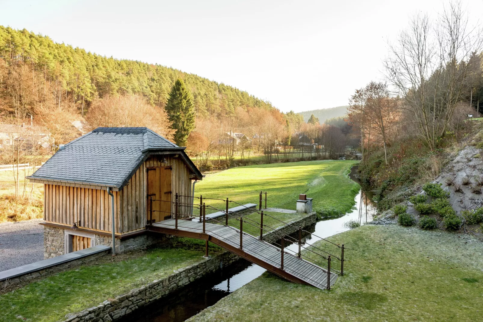 Le Moulin de Vencimont-Vue d'été