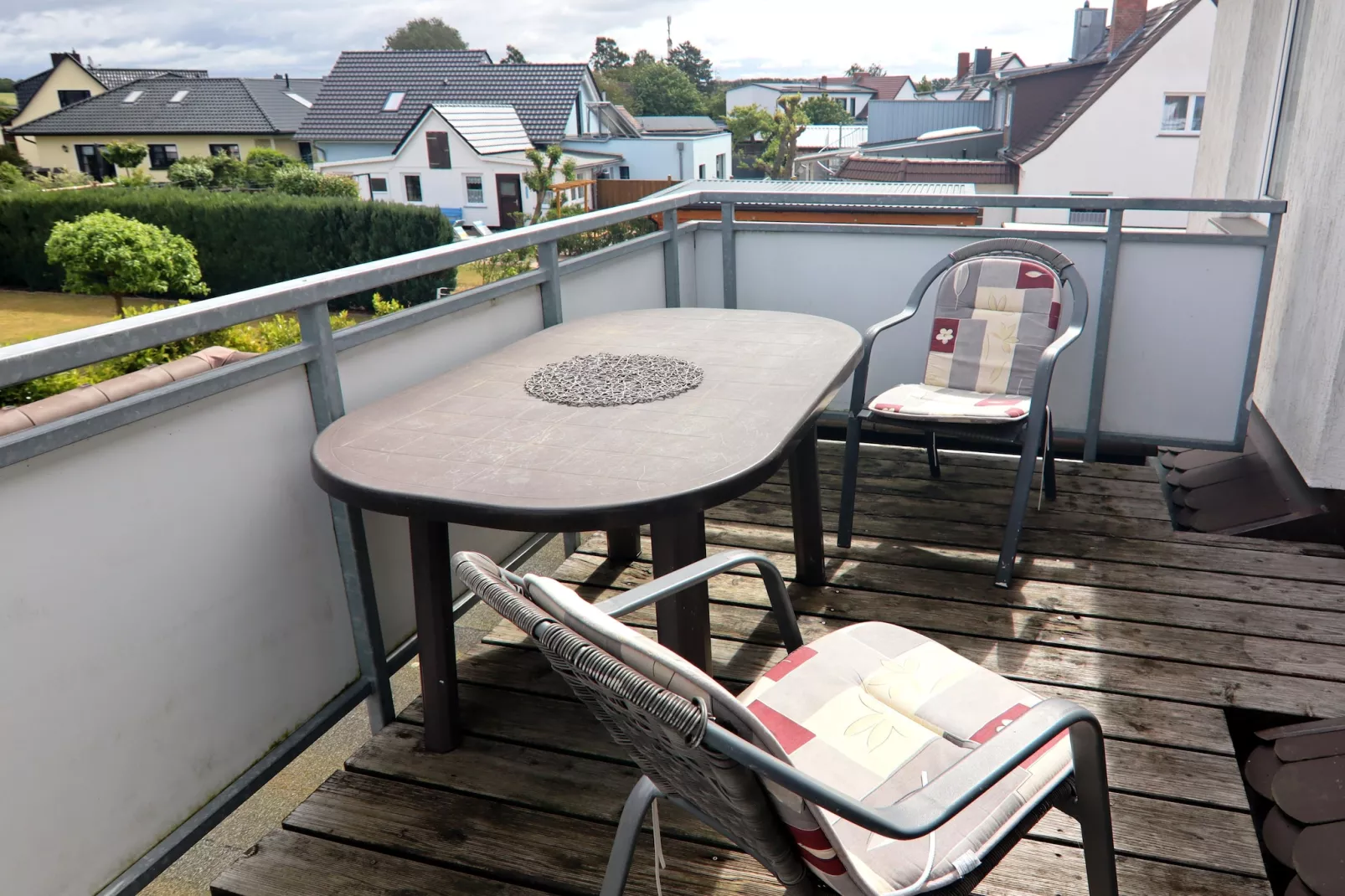 Ferienwohnung Fred strandnah in Rerik-Terrasse / balcon