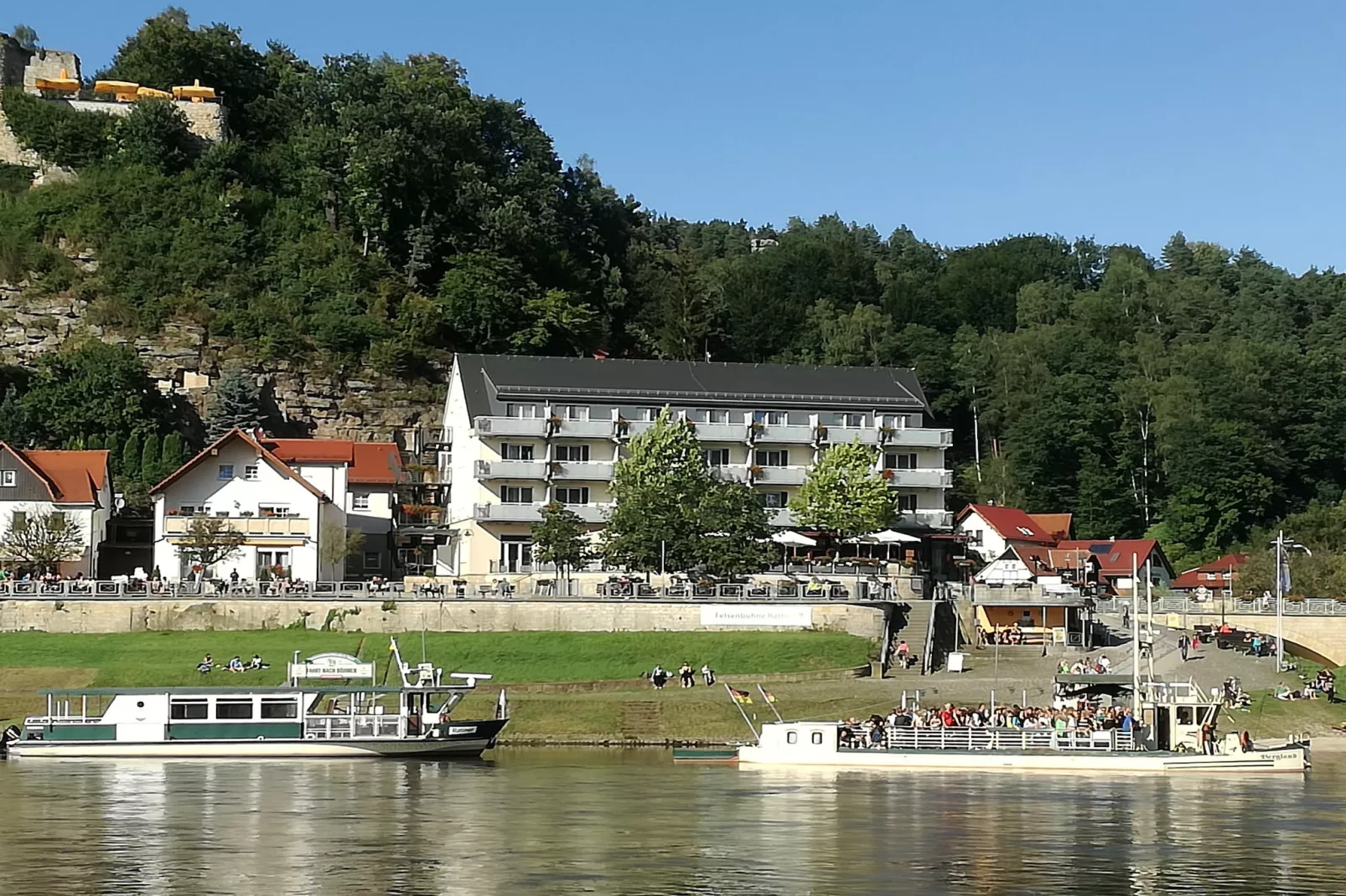 Sächsische Schweiz-Gebiete Sommer 20 km