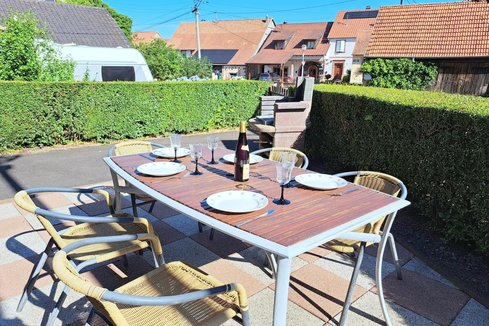Semi-detached house Hinsbourg-Terrace balcony