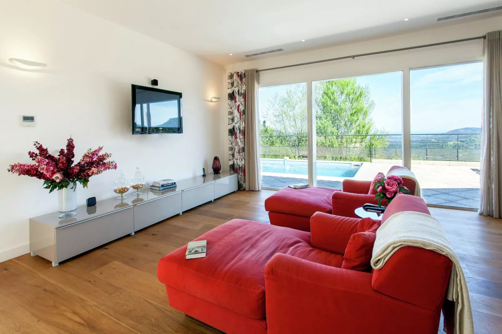 Villa le Mareret-Wohnzimmer