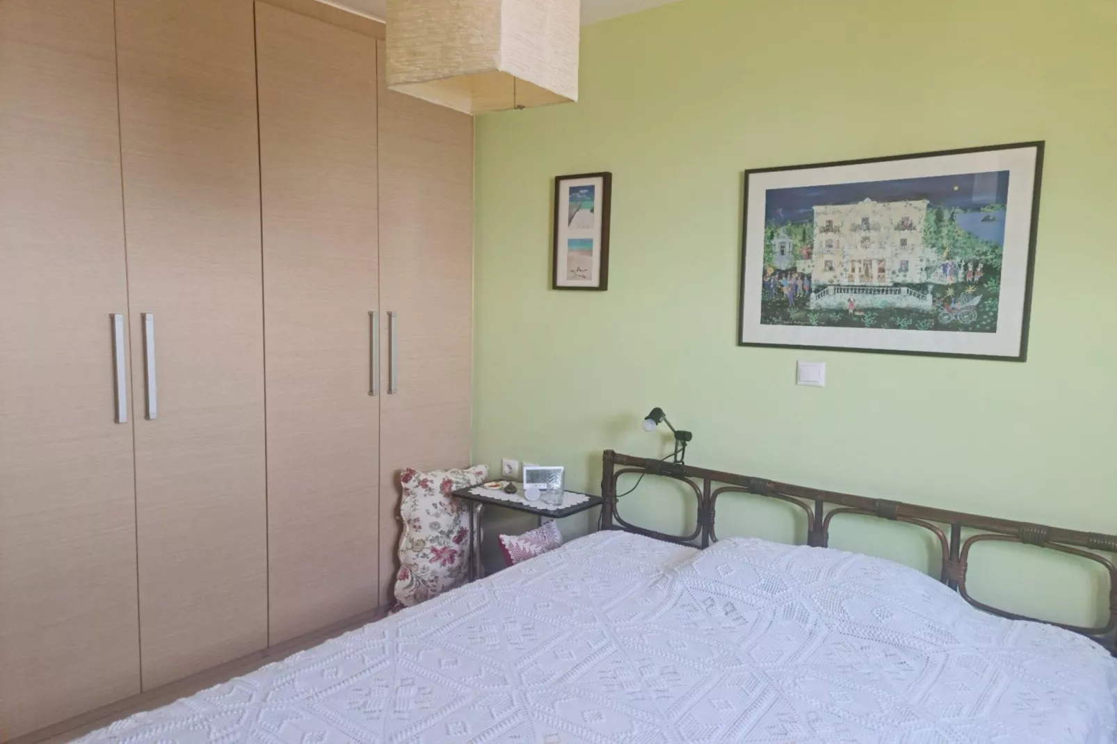 Beautiful House-Apartment Sea-Front Likoporia Korinthias-Schlafzimmer