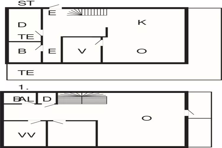 7 person holiday home in Huglo-By Traum-Floor plan