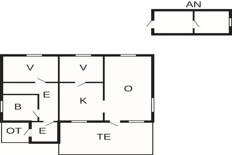 Maison de vacances pour 7 a Rossfjordstraumen-Plan