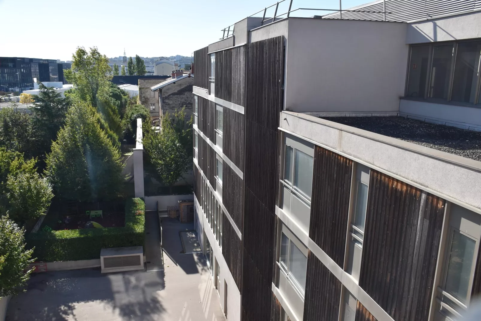 Résidence Lyon Dock Ouest / Chambre Confort 2 pers-Exterior in summer