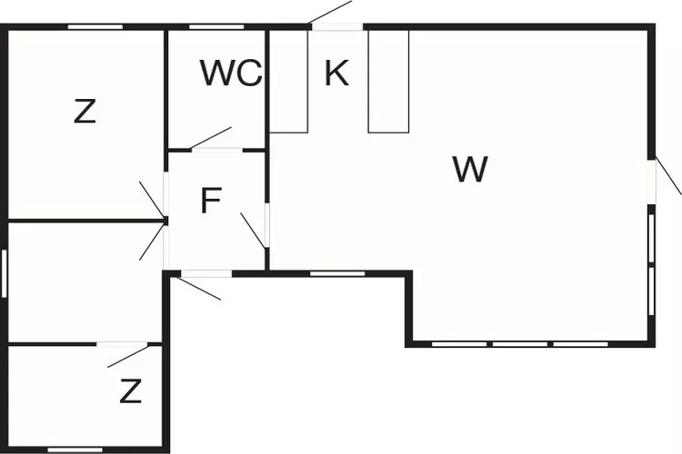5 person holiday home in Føllenslev-By Traum-Floor plan