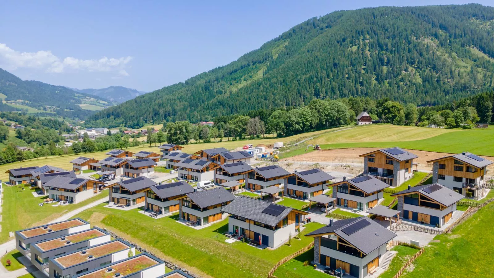 Grebenzen Eiszeit Lodge-Außenbereich Sommer