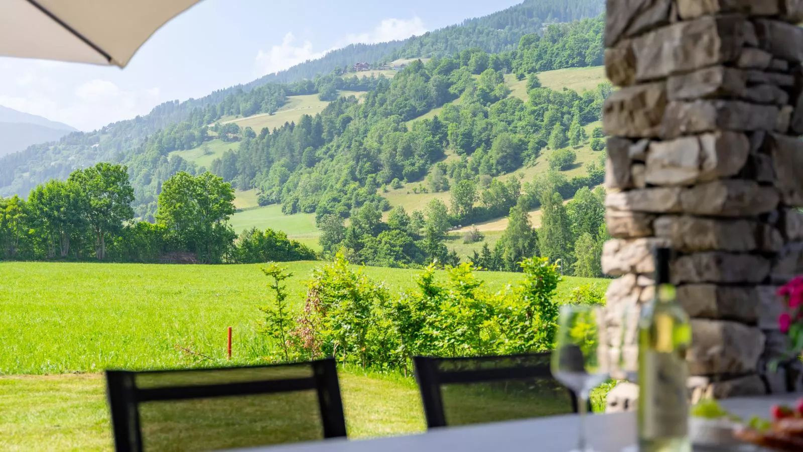 Mountain Chalet Chapeau-Vue d'été