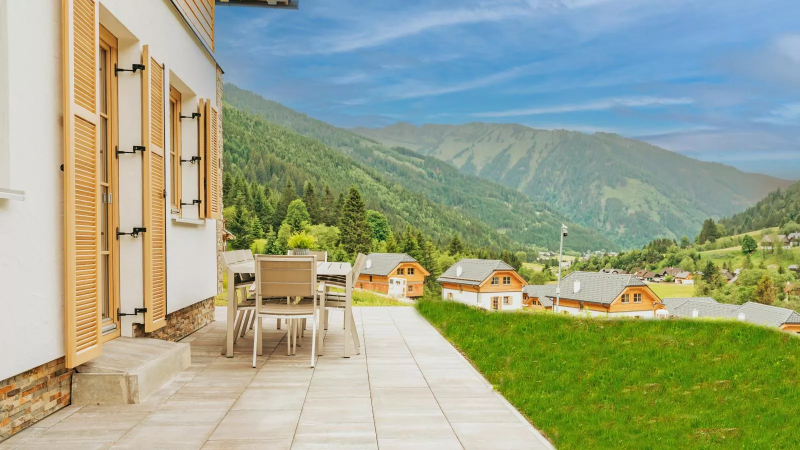 Im grünen Herzen-Terrasse/Balkon